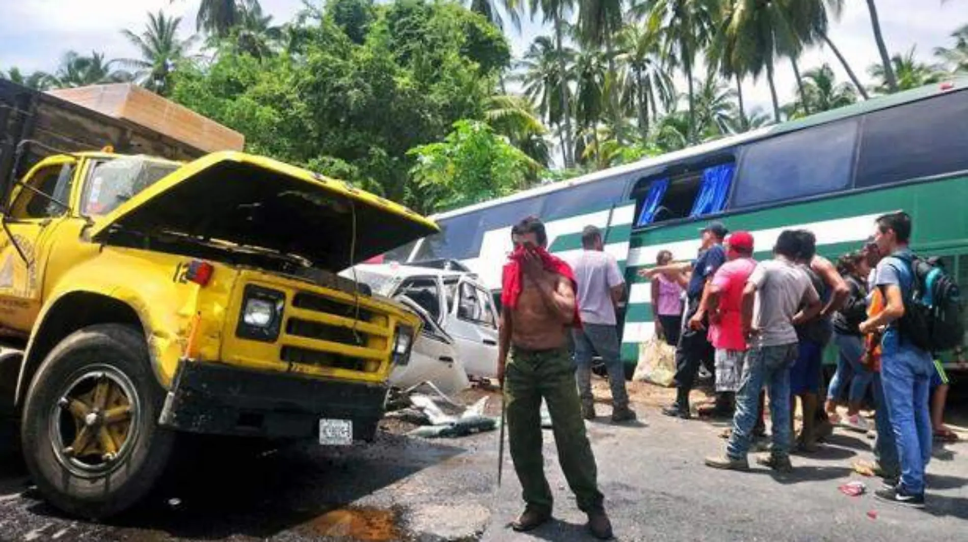 Accidente en la carretera Acapulco Zihuatanejo